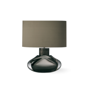 GLB49 - COLOGNE LAMP - CHARCOAL WITH VERY DECAYED SILVER COLLAR ZOOM