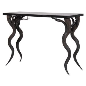 BLACK CONSOLE TABLE