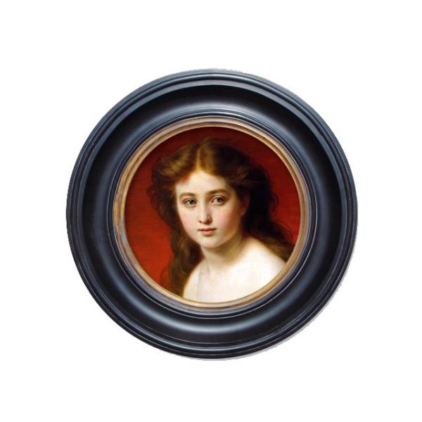 Porthole Collection - Portrait of a young girl en Deshbille