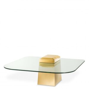 Add a splash of urban glamour to your home décor with the uniquely shaped Orient Coffee Table.