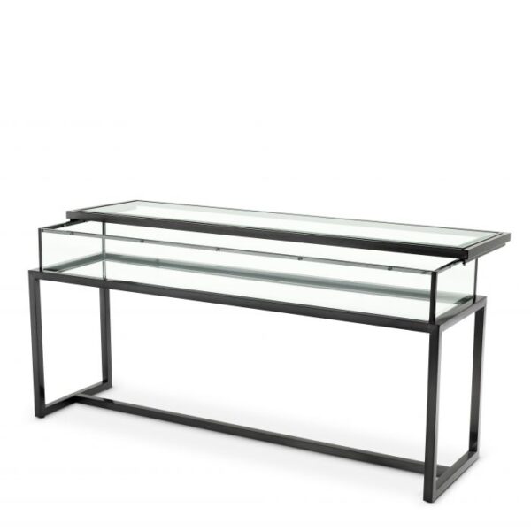 Display your collectables in style with the Harvey Console Table, the perfect console to showcase decorative items