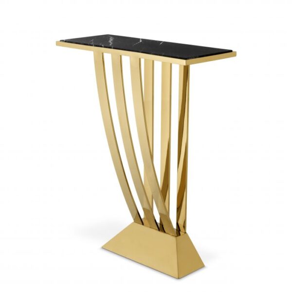 Create a monochromatic effect in your interior with the Beau Deco Console Table