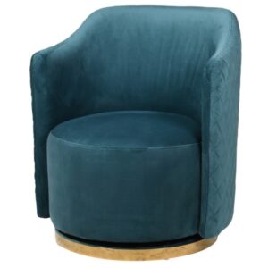 The Teal Swivel Chair is an occasional chair which can be fitted in your lounge or bedroom
