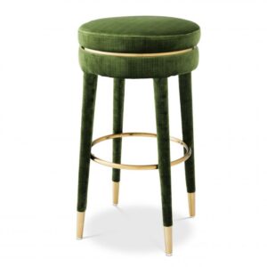 Be wooed by the vintage charm of the Parisian Counter Stool. With its Art Deco influences, this chic counter stool will fit into a decadent interior.