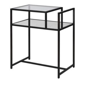 The Glass Top Side Table gives to your room the perfect touch