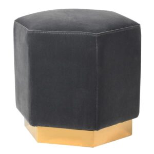The Grey Velvet Lounge Pouffe is an important statement in your lounge