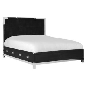 The Black Kensington 4 Drawer 6ft. Super King-size Bed, makes a splendid bedroom together with the side tables, chest and dressing table