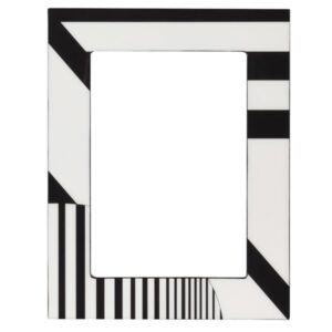The Cream and Black Deco Photo Frame gives to your room the perfect touch