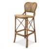 Conjure up the sunny ambience of the Southern hemisphere with the honey coloured rattan Colony Barstool.