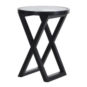 The Black KENSINGTON Small Occasional Table gives to your room the perfect touch