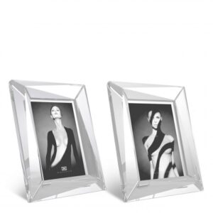 This 2-piece set of Obliquity L Picture Frames is an elegant example of what makes photo frames such stylish home accessories.
