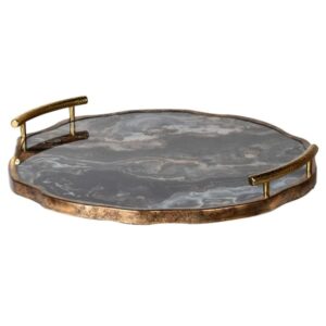 The Marble Effect Flat Tray, gives to your kitchen the perfect touch