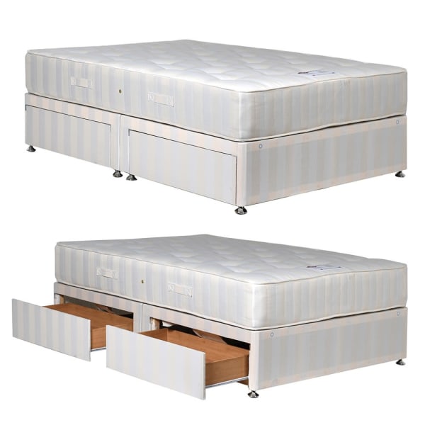 - Framed spring unit mattress - Fillings consist of topaz, nubond & orthobond pads. - Vertical supaloft boarder.