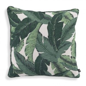 Add an exotic look to your bed or seating group with the square Mustique Cushion.