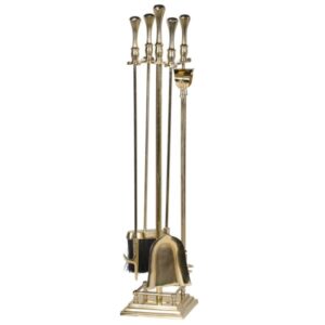 The Large Gold Companion Set gives a perfect look to your fireplace.