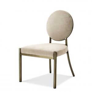 Delve into the vintage style of the Scribe Dining Chair.