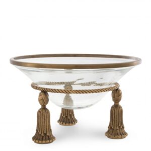 Create added sparkle in your interior with the Tassel Bowl