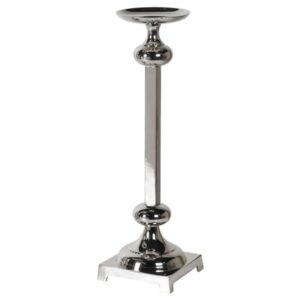The Med Silver Candle Pillar gives a perfect look to your room.
