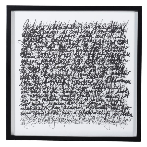 The Illegible Scribbles Picture gives to your room the final special touch