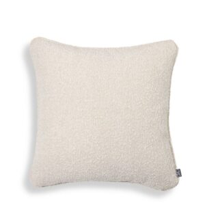 Pillow Bouclé is tactile and luxurious, courtesy of its cream-coloured bouclé fabric.