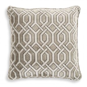 Invite the glamour of roaring 1920s seating into your home with the Trellis Pillow.