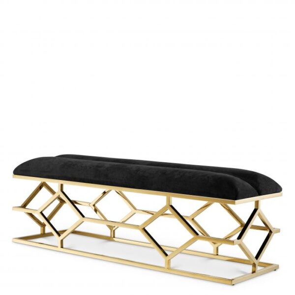 Transform your lounge or bedroom into a royal suite with the sleek and chic Trellis Bench.