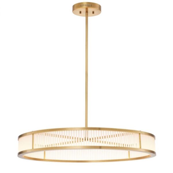 Chandelier Thibaud is a marvelous minimalist ceiling lamp that works really well as a central light in living rooms, dining rooms and bedrooms.