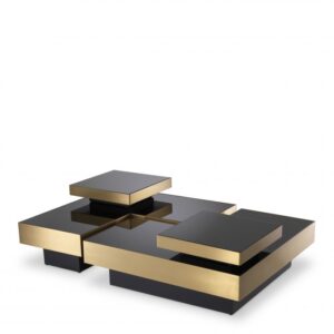 The 4-piece Nio Coffee Table set has a balanced look for your living room.