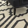 A034F55E-EABF-406A-9004-2C17F4B6A1F4 Inspired by the interior decoration of the monumental palace of the Moorish monarchs of Granada in Spain, the monochrome Alhambra Carpet will add a royal atmosphere to your décor.