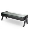 Mid-Century Modern design meets contemporary style in the classic black Lionnel Coffee Table. Whether you are looking for a restrained addition to your seating ensemble or wish to bring a retro aesthetic into your space, this understated coffee table can give you the minimalist setting you desire.