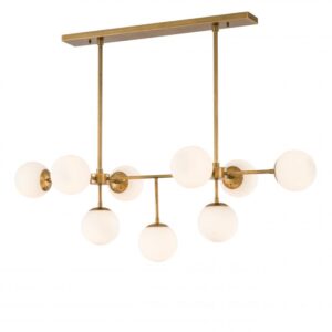 Give your interior a heavenly glow with the contemporary Lux Chandelier.