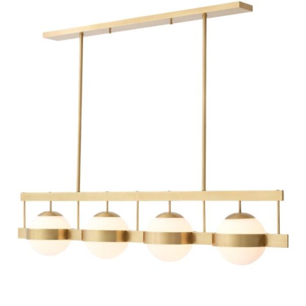 Mid-Century Modern in style, Chandelier Biba is a great lighting solution for contemporary open plan living are